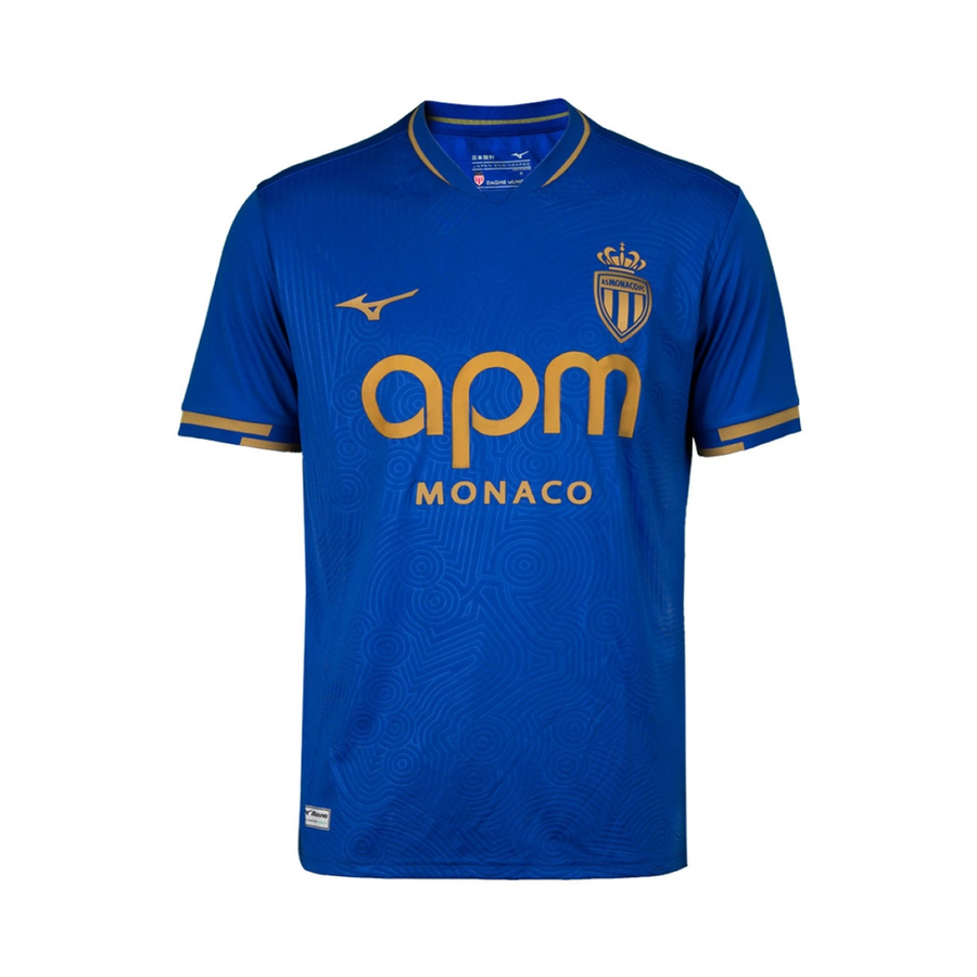 Mizuno Away Jersey AS Monaco Men 25/26 Spectrum Blue